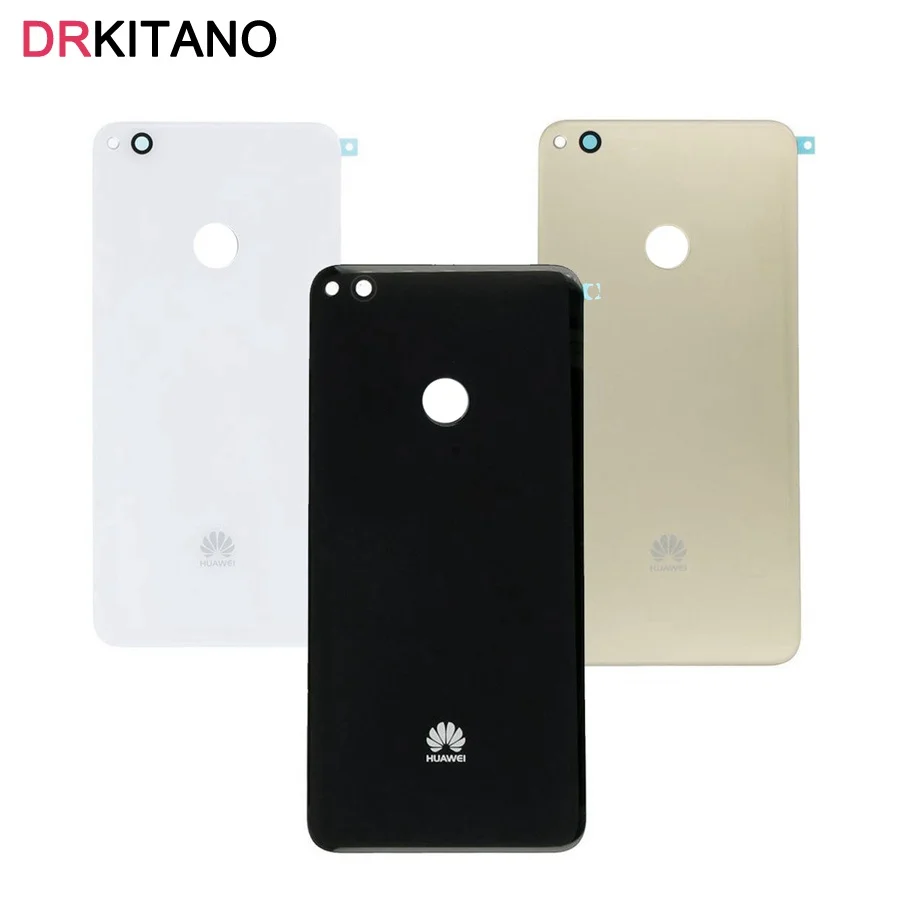 Для huawei P8 Lite крышка батареи Задняя стеклянная панель GR3 задняя дверь корпус чехол для huawei P9 Lite Задняя стеклянная крышка