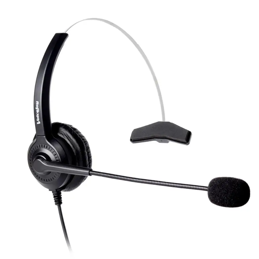 VoiceJoy гарнитура RJ9/RJ10 с микрофоном для телефона AVAYA 1603 1608 1616 9608 9610 9620 9640 Yealink T21 T22 T26 T28