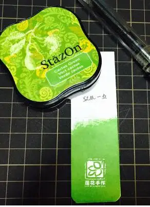 SZM штамповочная станция Япония TSUKINEKO StazOn Ретро маслянистая быстросохнущая металлическая кожа Стекло Луна кошка чернильный коврик - Цвет: SZM-52