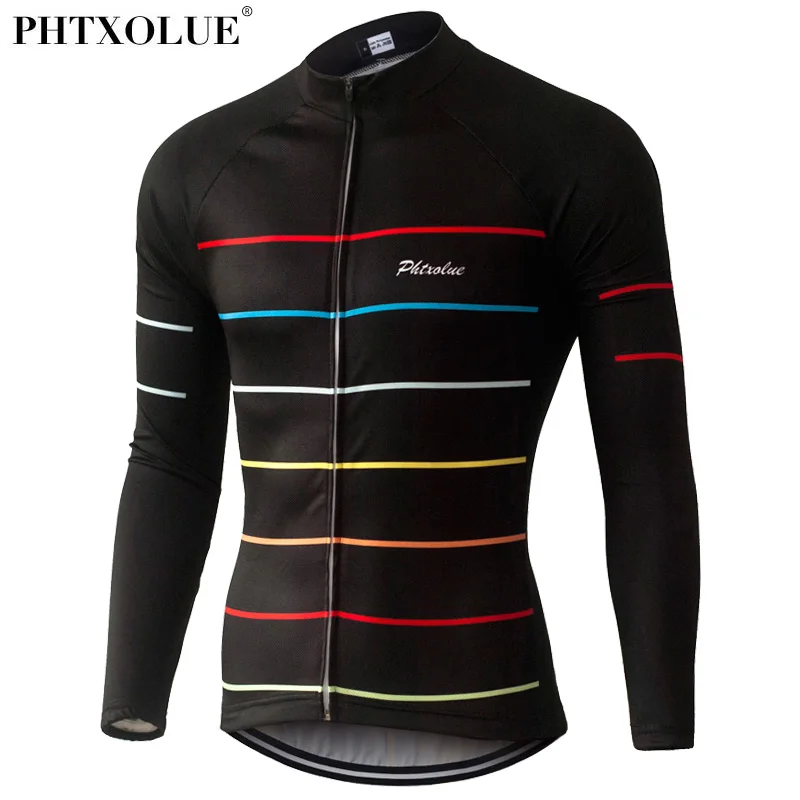 Phtxolue теплые флисовые майки для велоспорта Осень зима Pro Mtb с длинным рукавом