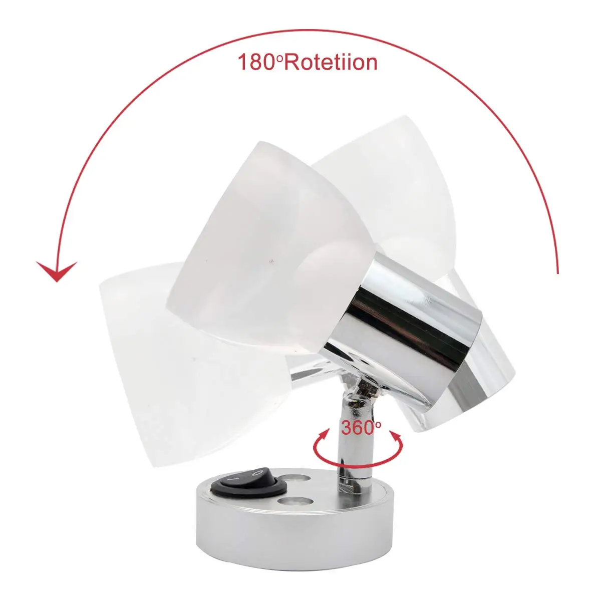 Светодиодный точечный светильник с теплым настенным шкафом 12 В постоянного тока