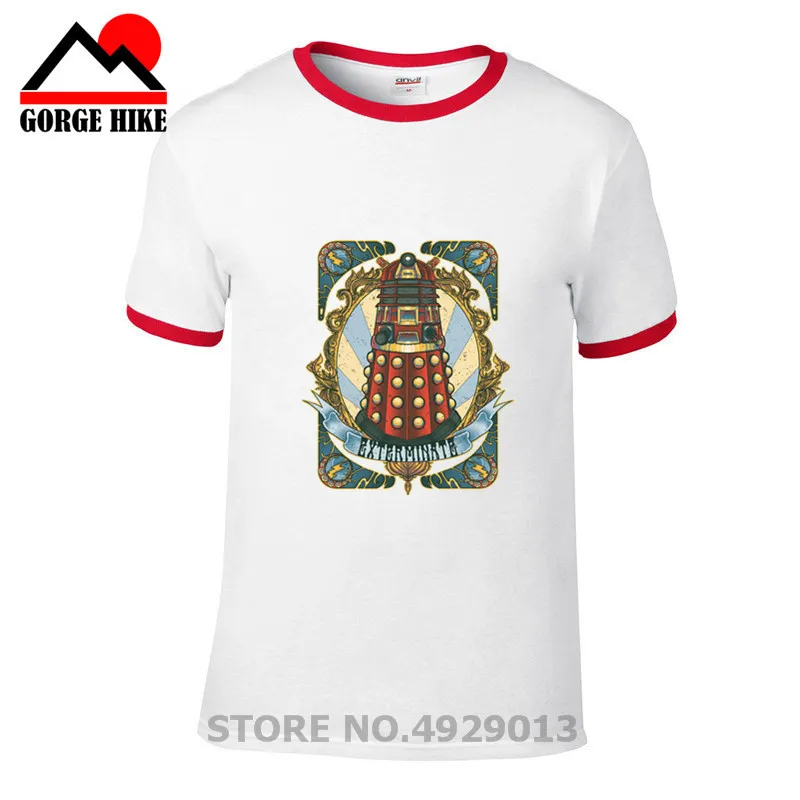 Мужская футболка с принтом Doctor Who Dr. who Повседневная Уличная коротким рукавом для