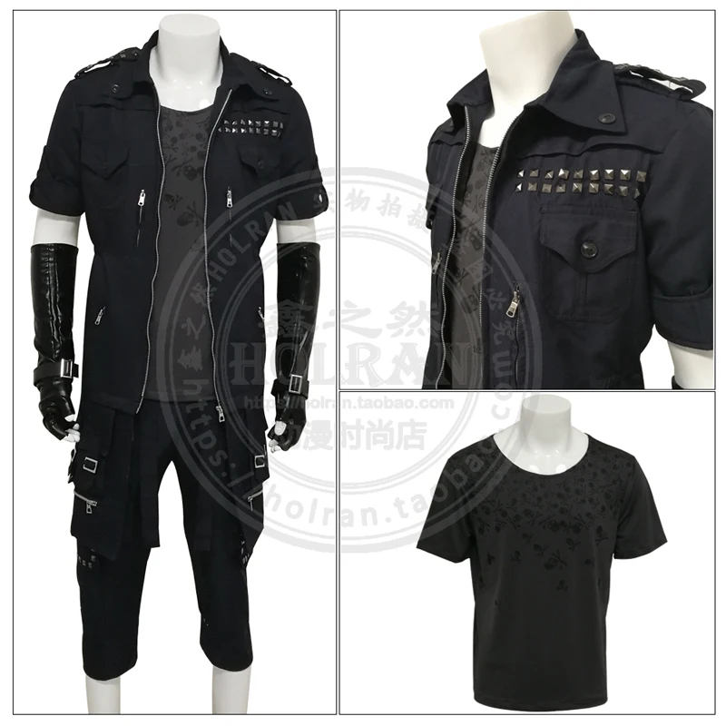 FINAL FANTASY XV Noctis Lucis Caelum костюм для косплея Униформа комплект наряд на Хэллоуин|cosplay