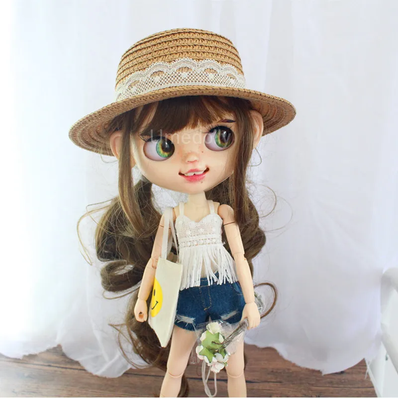 1 шт 1/6 кукла повседневная одежда белый жилет/шорты для Blyth Licca Azone OB24 Кукла Одежда