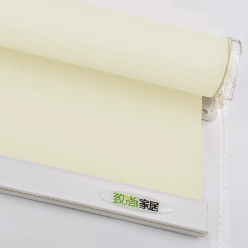 8018-05 beige Ручные бусина цепи системы рулонные жалюзи утолщаются водонепроницаемые затемняющие тканевые жалюзи для офиса спальни кухни проекционный экран - Цвет: 8018-05 beige