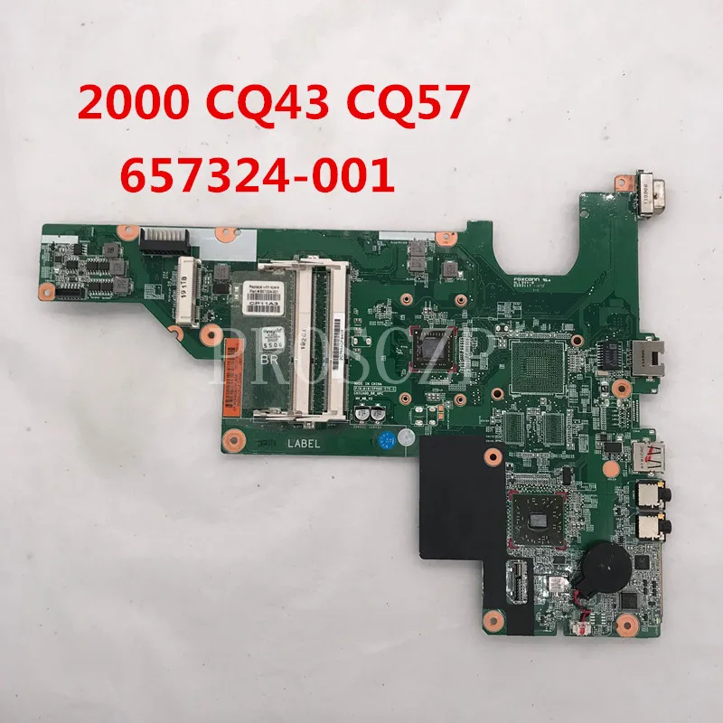 Бесплатная доставка для 2000 2000Z 300 CQ43 CQ57 материнская плата ноутбука 657324 001 DDR3 100%