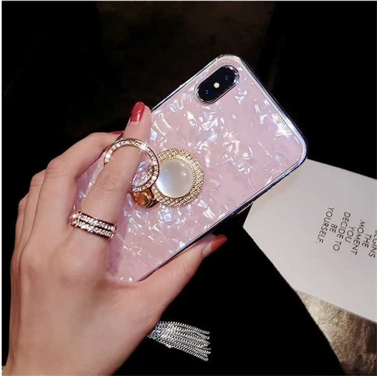 Модный чехол со стразами для телефона чехлы iPhone X 7 8 Plus 6 6s роскошные с холодными