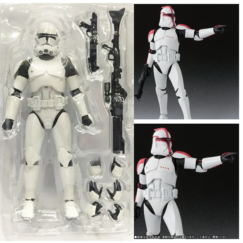 Фильм figuts Звездные войны Clone Storm Trooper Phase I II ПВХ фигурка игрушка Коллекция Модель
