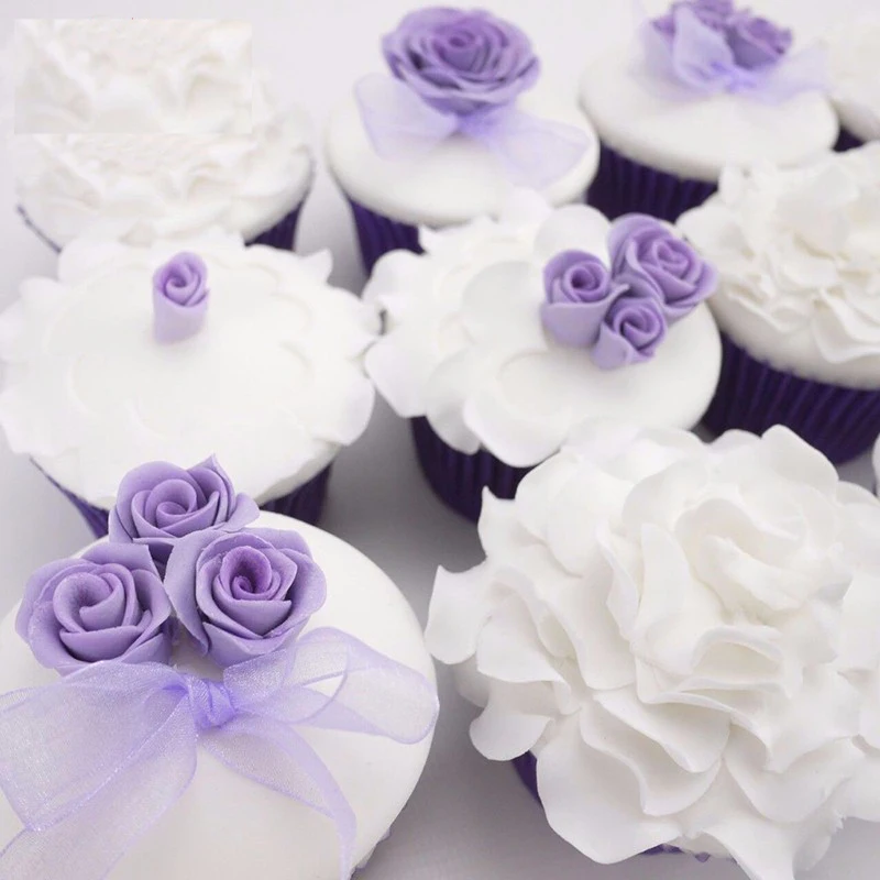3 шт./компл. торт Gumpaste Sugarcraft самый простой Роза когда-либо резак для печенья