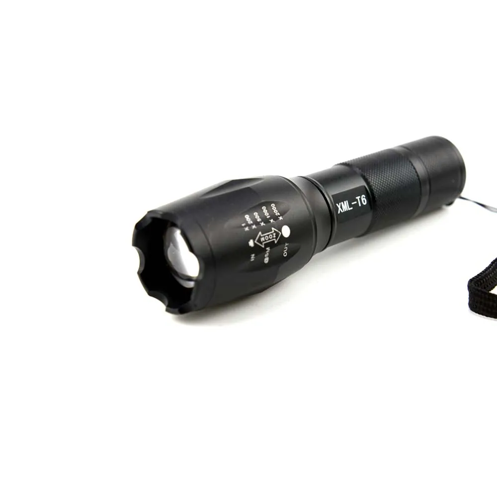 

UltraFire LED Flashlight Zoomable 2000LM E17 Cree XM-L T6 LED 5 Mode Torch Lantern Flash Luz18650 Hard Light Flashlight