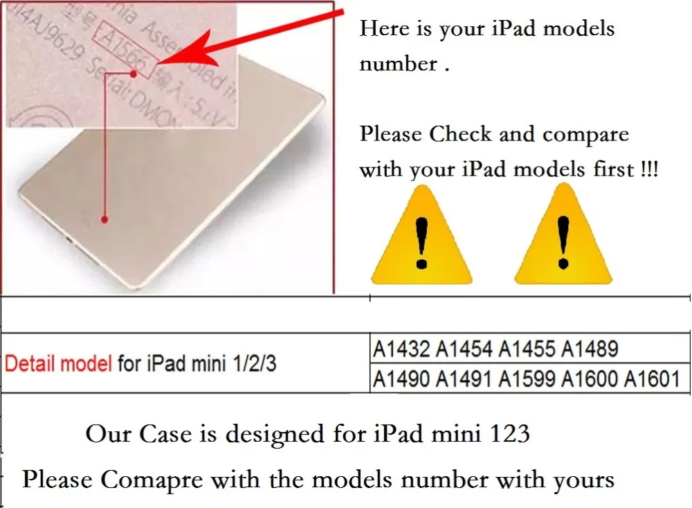 Ультра тонкий чехол для iPad mini 1 2 3 с магнитной подставкой A1454 A1599 смарт 7 9''|Чехлы