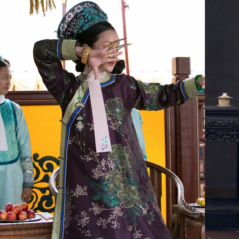 3 вида конструкций вышивка Hanfu костюм Цинь дворец династии принцесса костюм для новейшая телевизионная игра Королевская любовь во дворце