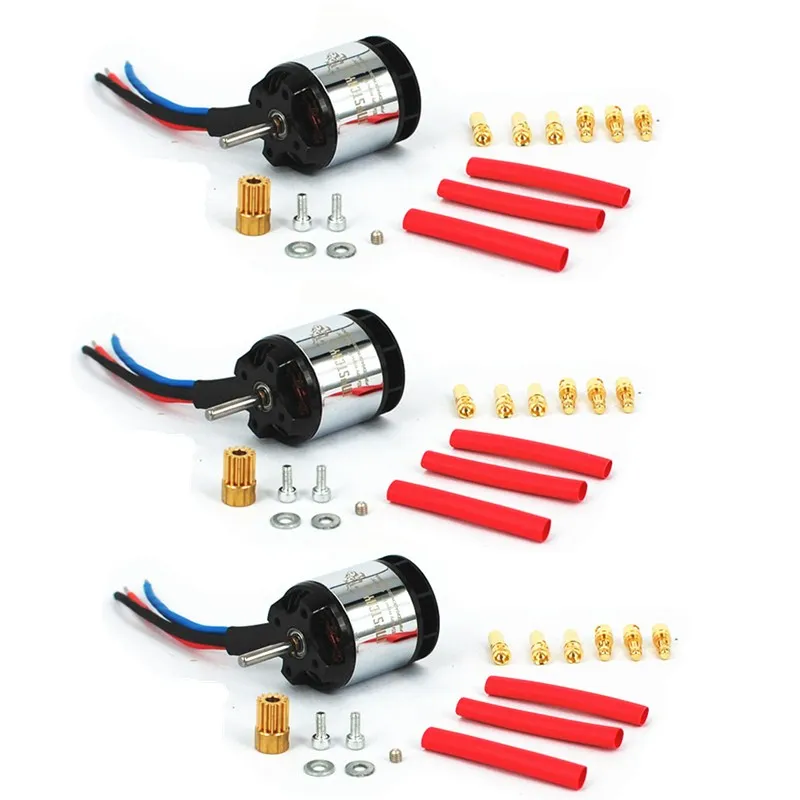 Бесщеточный двигатель 3 шт./лот Mystery Fire Dragon HL2835 3800KV для ALIGN Trex 450 Heli с шестерней|motor