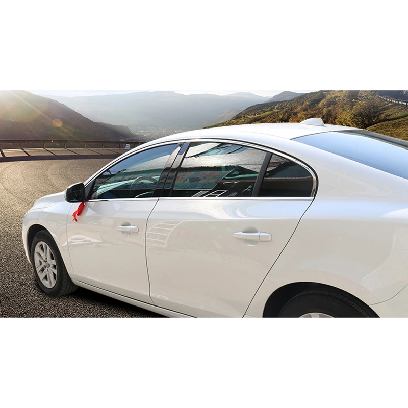 Lsrtw2017 304 нержавеющая сталь окна автомобиля планки для volvo s60 2012 2013 2011