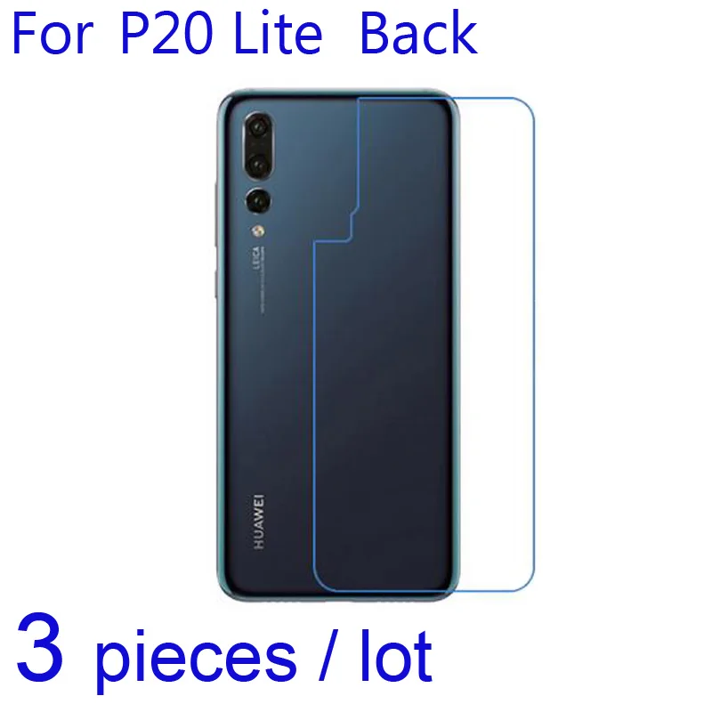 3 шт. Экран протекторы для huawei P20 ПЛЮС Pro/P20 Lite назад гвардии пленка