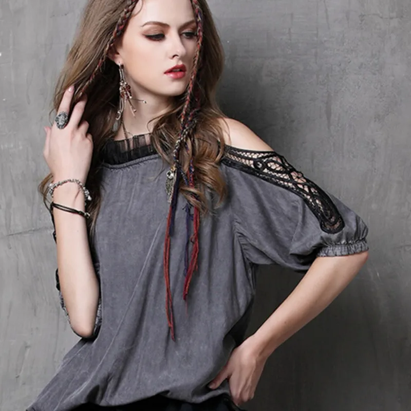 2018 новый осенний модный винтажный джинсовый спортивный свитер из органзы в стиле