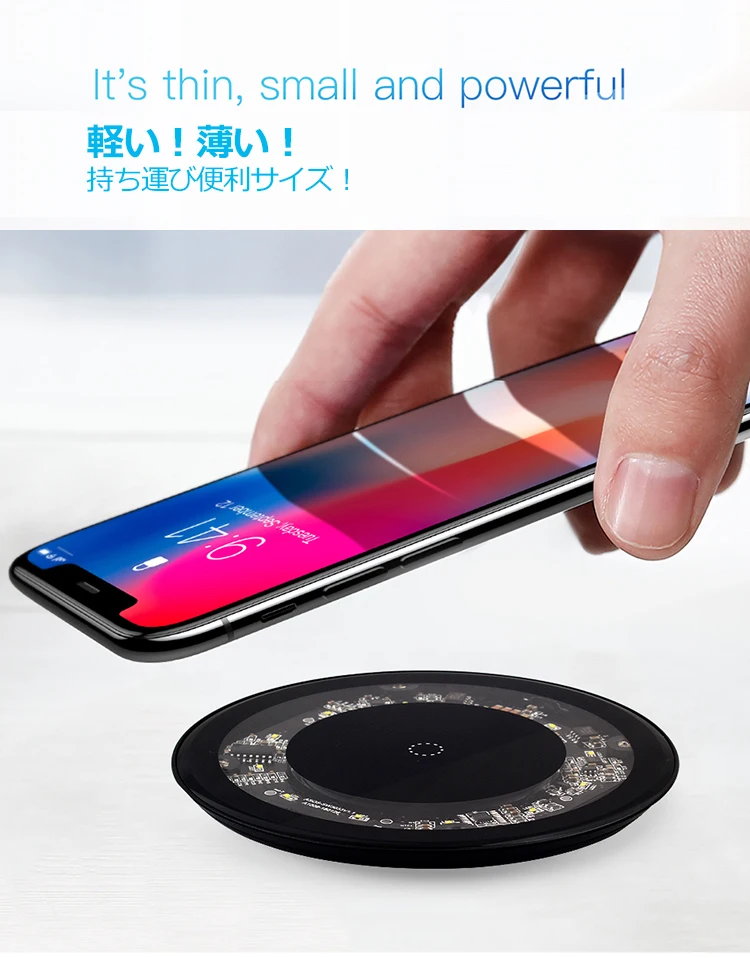 3 шт 5 Вт Qi беспроводной зарядный коврик для iPhone X Xr Xs Max прозрачное стекло Беспроводное зарядное устройство для samsung Note 9 8 S9+ s8 7