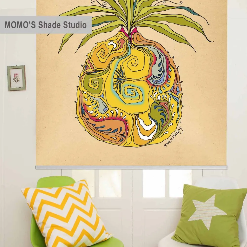 MOMO Thermal Insulated Blackout Fabric Custom Fruit Window Curtains Roller Shades Blinds PRB set285-289 | Дом и сад