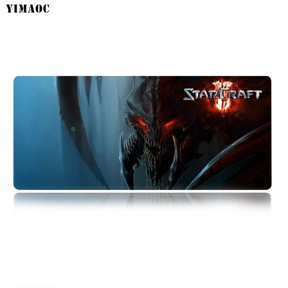 YIMAOC Starcraft 2 коврик для мыши 40x90 см Коврик для компьютерной мыши Противоскользящий натуральный резиновый игровой коврик для мыши