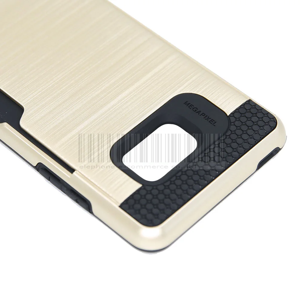 Тонкий двухслойный гибридная кисть Броня чехол с держателем карты карманный