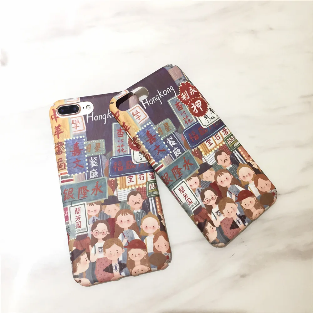 Retro Oil Painting Girl Flower Shop Phone Case For OPPO R9 R9s R11 R11s Plus R15 Pro A57 A59 A83 A77 A79 A5 Matte Hard PC Covers |