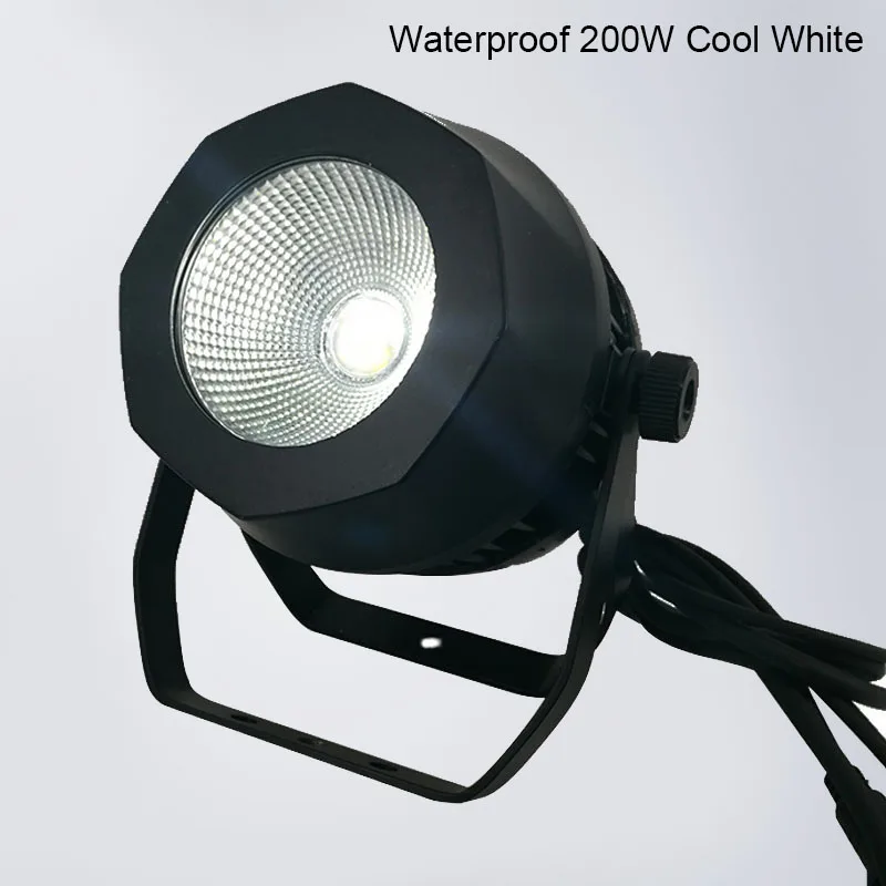 10 шт. водонепроницаемый LED Par COB 200 Вт теплый белый DMX512 сценический эффект
