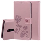 Чехол-книжка с 3D рисунком розы для Xiaomi Redmi K20 Pro K 20 Redmi Go, Кожаные чехлы-бумажники для Xiaomi Mi 9 T MI9 T
