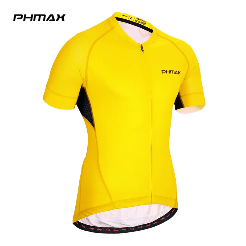 PHMAX Pro Анти-УФ велосипедная майка 5 Цветов Летняя MTB Одежда для езды на велосипеде гоночный велосипед одежда для велоспорта для мужчин и женщин - Цвет: Цвет: желтый