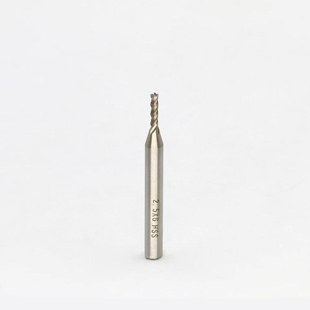 Новые концевые фрезы с 4 канавками 2 5 мм для фрезерных станков ЧПУ инструменты