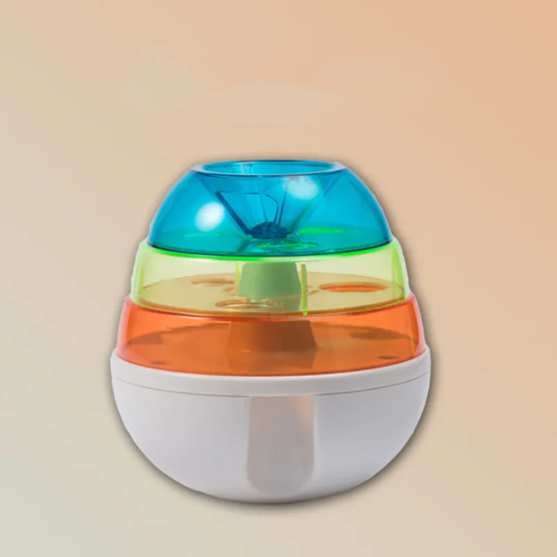 Pet Tumbler протекающая игрушка кошки собаки тренировка IQ автоматически утечки еды
