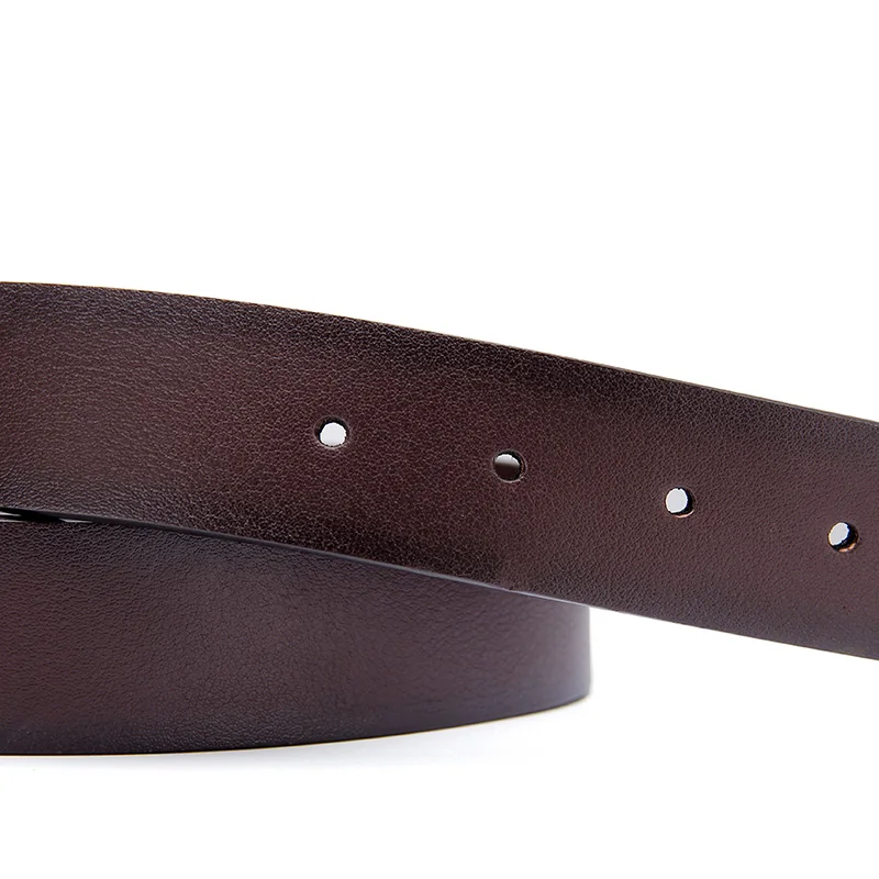 Мода 2017 г. дизайнер Булавки пряжки воловьей кожи Для мужчин Ремни роскошь для