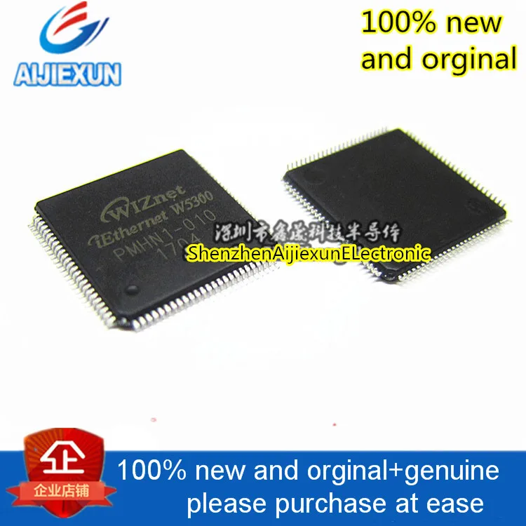 

2 шт., 100% новый и оригинальный чип интерфейса W5300 LQFP100 Ethernet параллельного контроллера в наличии