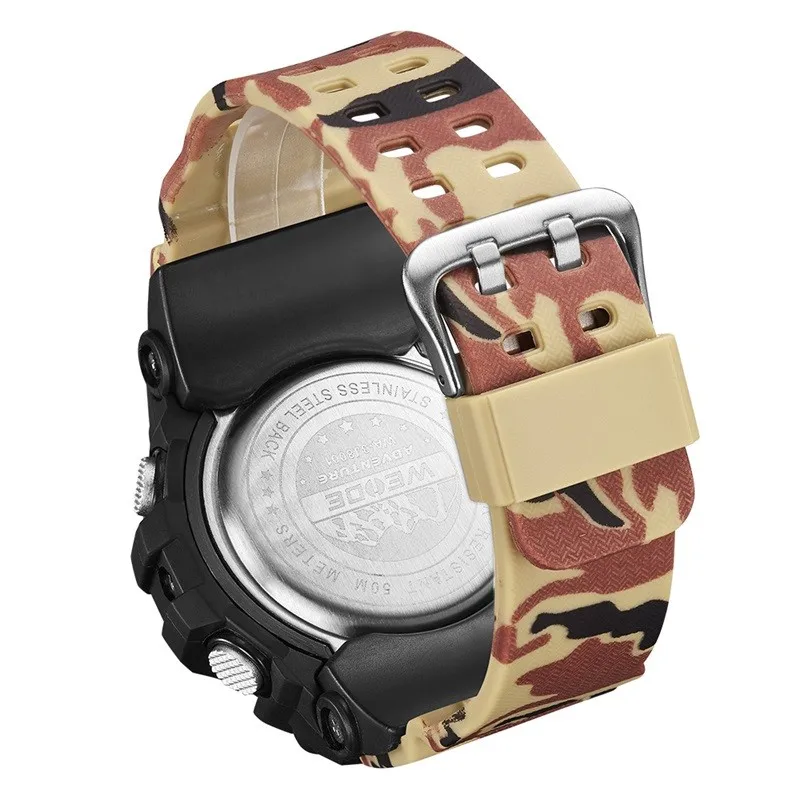 WEIDE мужские спортивные часы Аналоговые светодиодные кварцевые военные Мужские