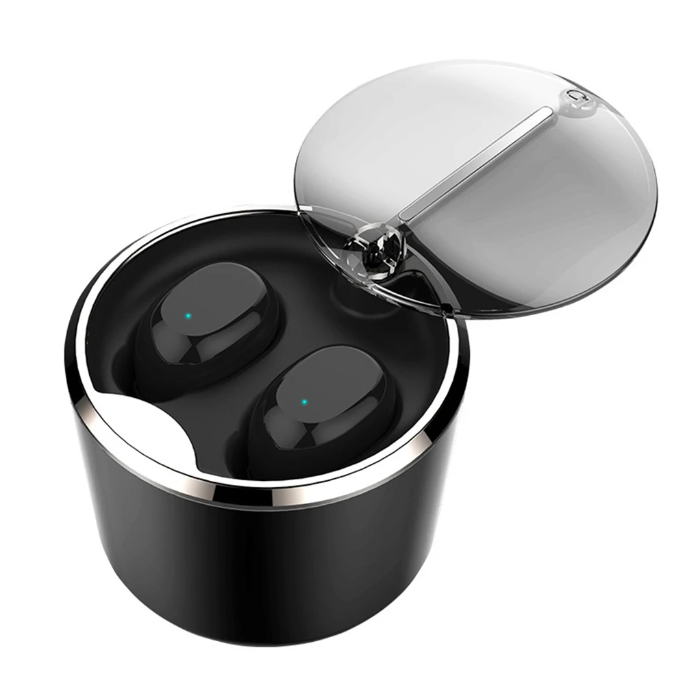 2 in 1 TWS Bluetooth Earphones with Portable Speaker True Wireless Stereo Earbuds Mini Cordless Headsets with Charging Case