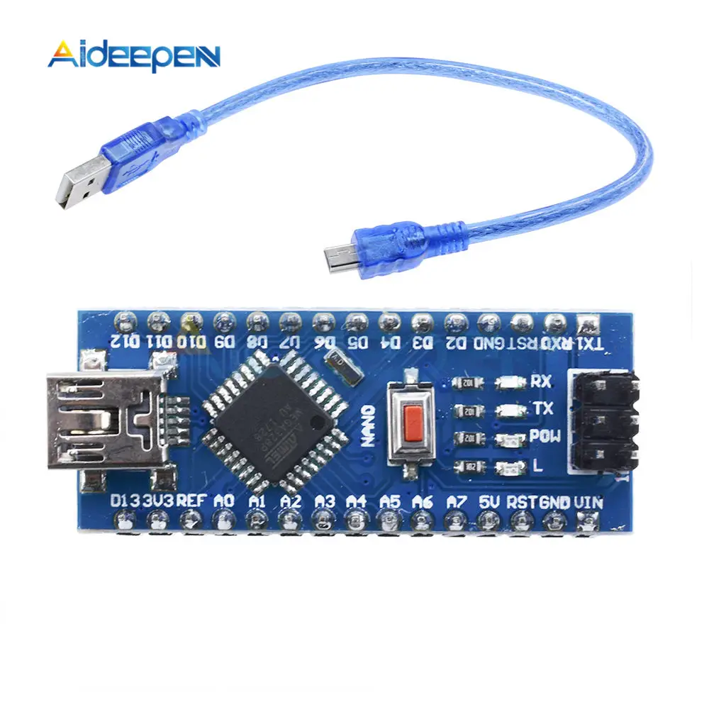 1 шт. для контроллера Arduino Nano V3.0 ATMEGA328P ATMEGA328 CH340 USB-драйвер + USB-кабель | Инструменты