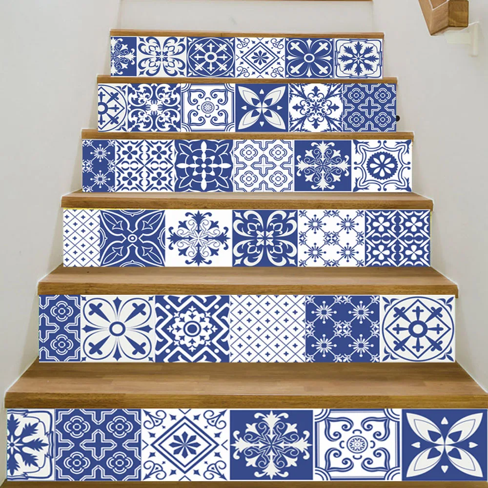 6 шт Наклейка лестница настенная Аравийский плитка лестницы Декор наклейки