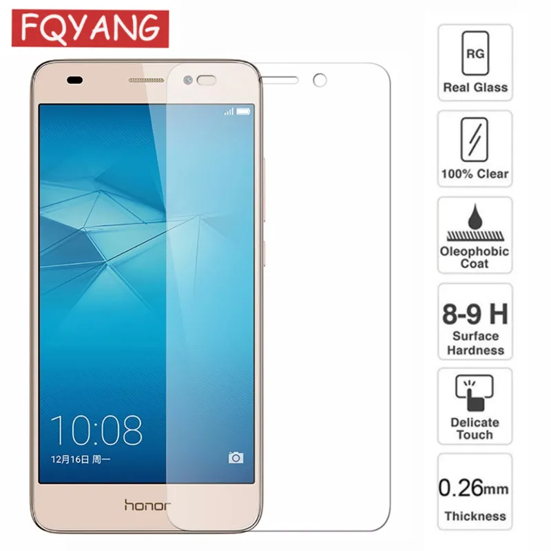 FQYANG 9H закаленное стекло для HUAWEI Y6 Y7 Y9 2018 2019 Защитная пленка экрана mate 8 9 10 LITE PRO |