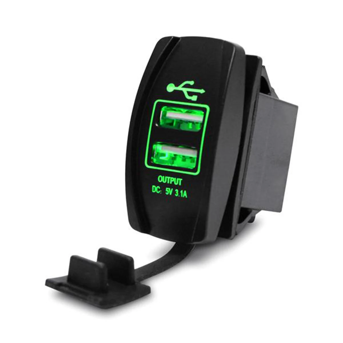 SOONHUA Универсальный светодиодный двухпортовый 2 USB 5V 3.1A автомобильное зарядное устройство гнездо адаптера питание прикуриватель автомобильные зарядные устройства