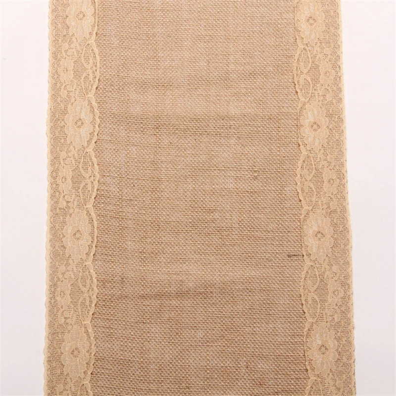 Деревенские винтажные джутовые кружевные свадебные аксессуары украшения