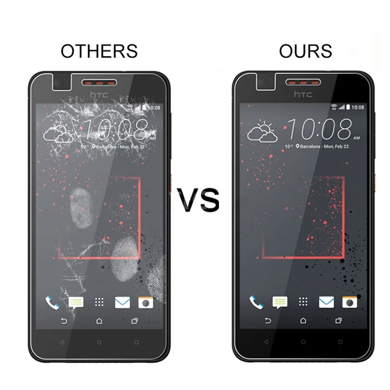 2 шт. HOPELF закаленное стекло для HTC Desire 825 Защитная пленка экрана телефона |