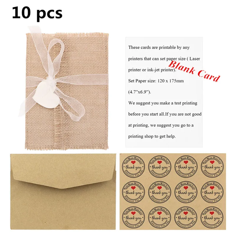 10pcs Invitation OurWarm деревенские Свадебные DIY Candy Bar Подпись фото для скрапбукинга альбом Candy Bar подарок для гостей пригласительная открытка украшение Вечерние - Цвет: 10pcs Invitation