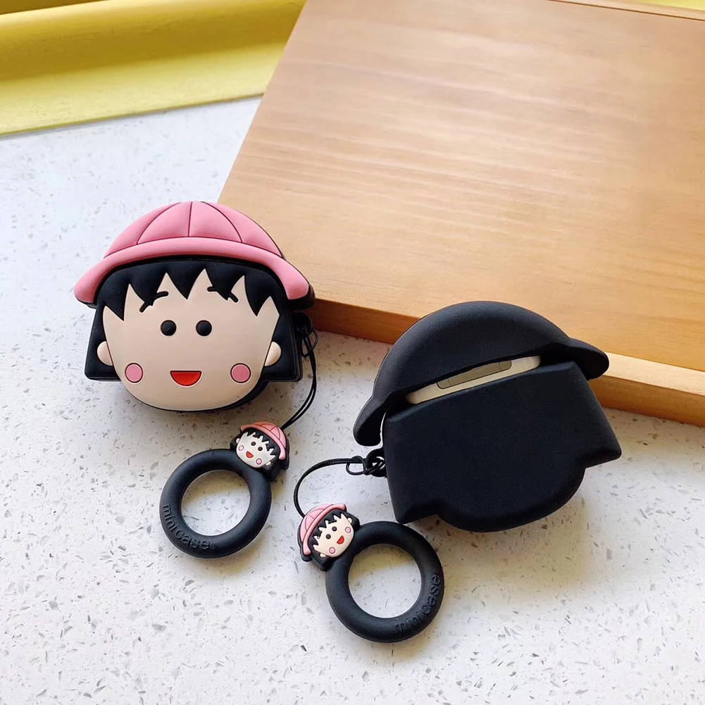 Для Airpods чехол 3D мультяшный персонаж Мягкий силиконовый брелок дизайн оболочка