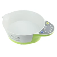 portable electronic digital bowl kitchen scale household pet feeding weighing food scale 5kg with lcd display