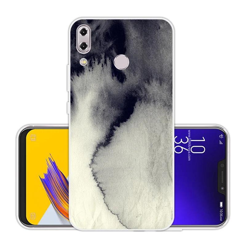 Прозрачный ТПУ чехол для Asus Zenfone 5z ZS620KL с пейзажем 5 ZE620KL Ультратонкий силиконовый |