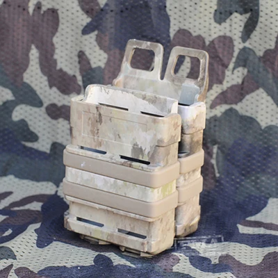 9 цветов страйкбол винтовка 5,56 Mag M4 Журнал быстро прикрепить Тактический Подсумок с креплением Molle системы жесткий картридж оболочки для охоты