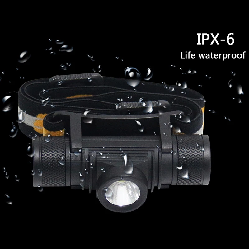 Налобный фонарь 18650 l2 мини светодиодные фары usb зарядка светодиодный налобный