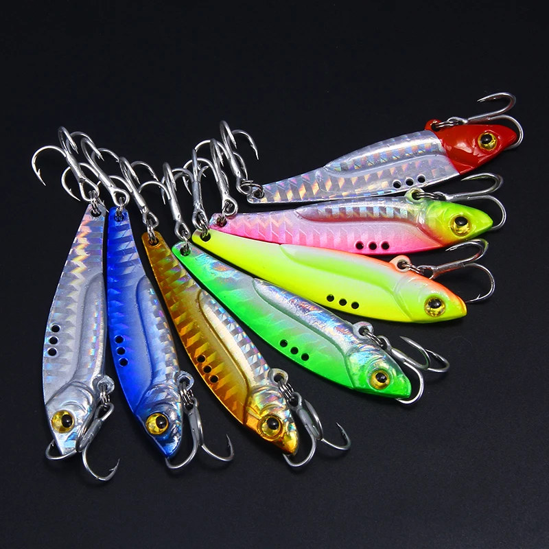 SEAPESCA металлическая блесна Приманка Vib для рыбалки крючок 8 г/13 г/16 г погружающаяся