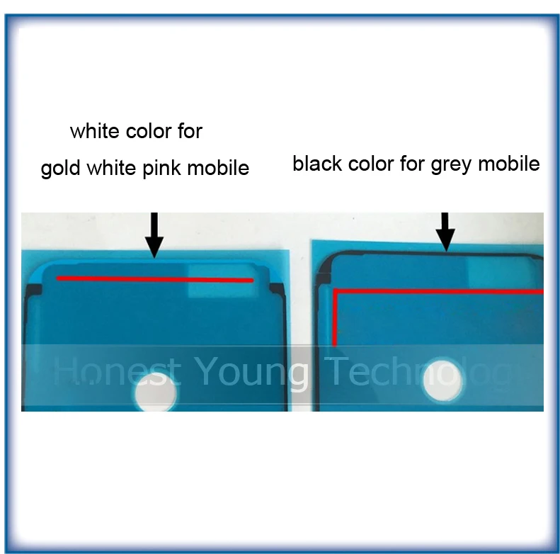 

Original 50pcs Adhesive Glue Tape Sticker for iphone 7 7 plus LCD Touch Screen Display Frame screen Waterproof sticker Sealant