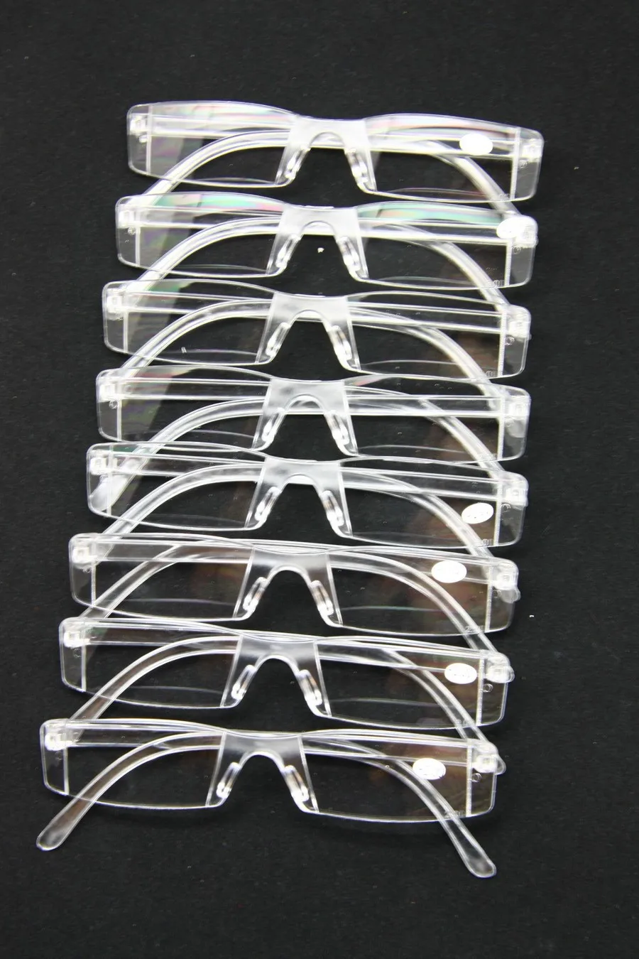 Небьющиеся очки для чтения мужчин и женщин светильник прозрачные пластиковые