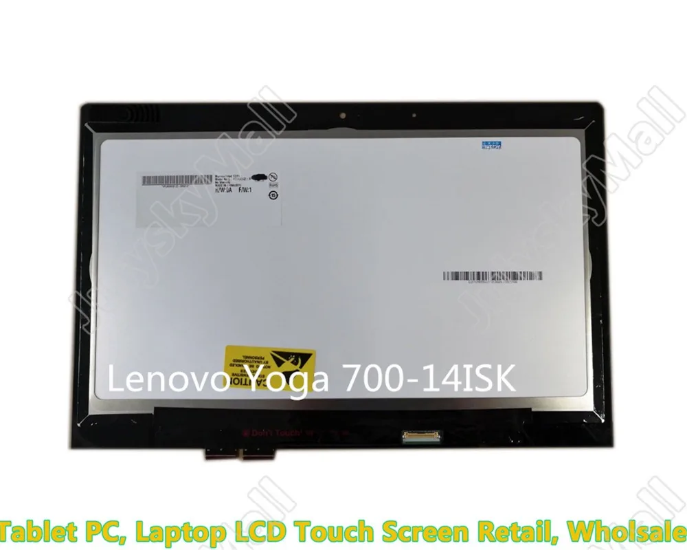 Подходит для Lenovo YOGA 3 14 80JH 80QD series yoga 700-14IBK NV140FHM-A10 сенсорный стеклянный дигитайзер +
